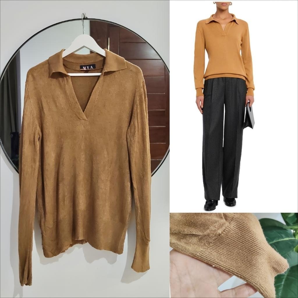 Pull camel lycra neuf 