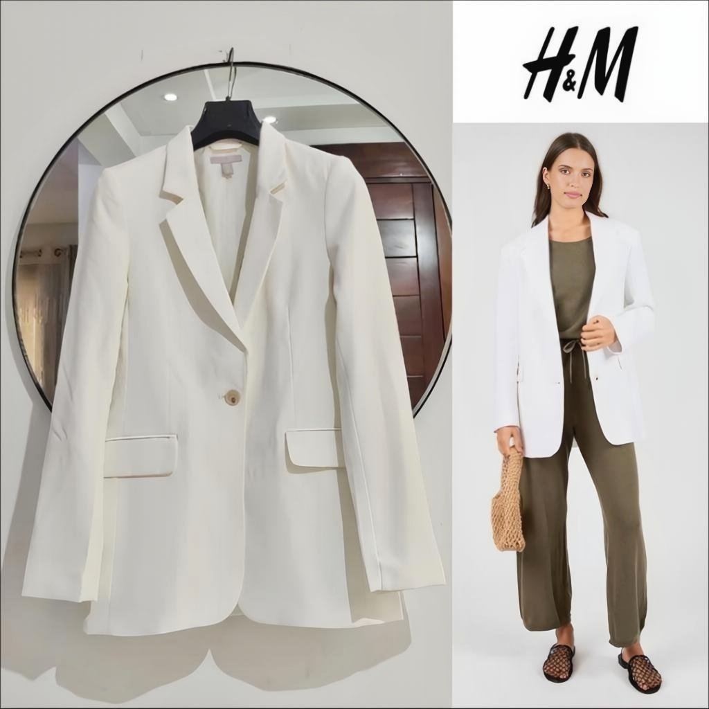 Blazer blanc H&M neuf 