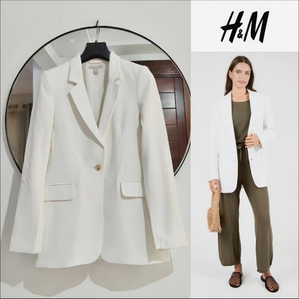 Blazer blanc H&M neuf 