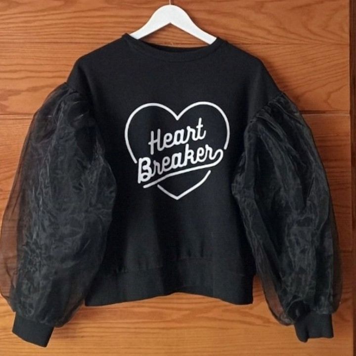 Sweat à manches ballon Organza très stylé 