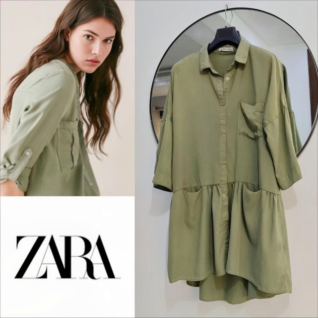Zara robe chemise neuve 