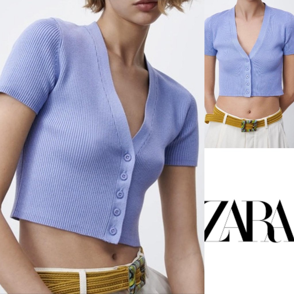 Zara cropped cardigan tt neuf