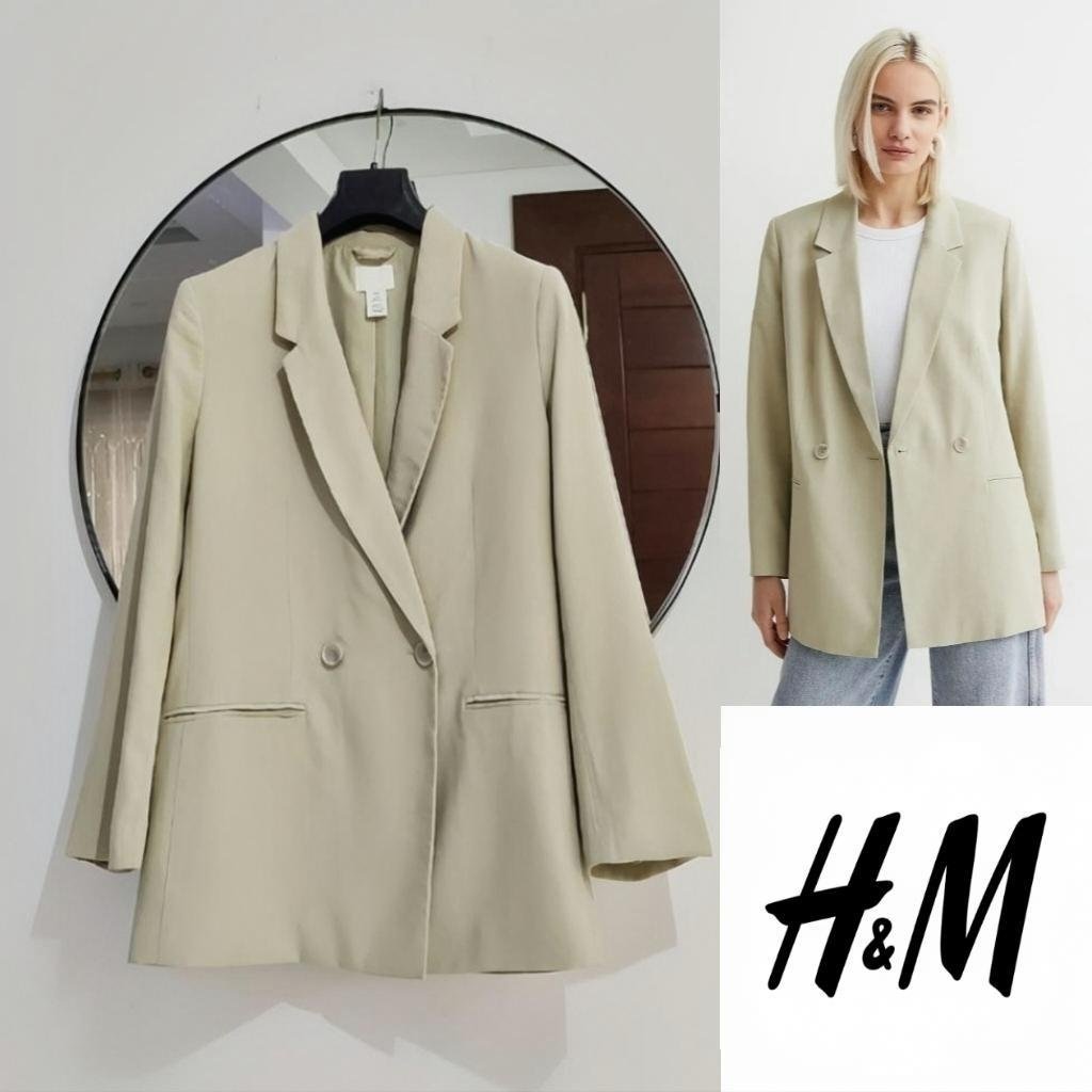 Blazer oversize H&M light Green 