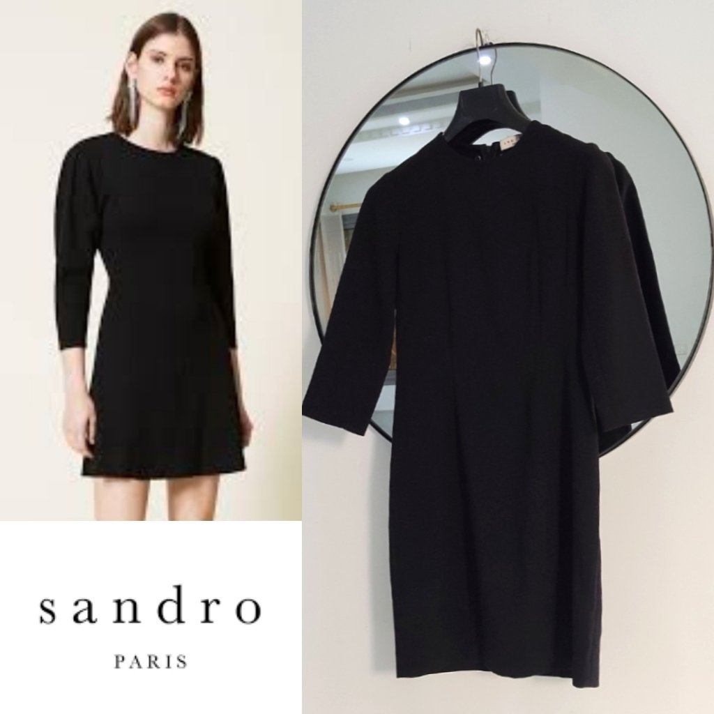 Sandro Mini robe noire 