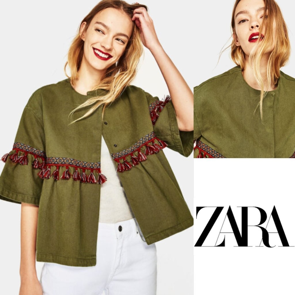 Zara denim oversize 