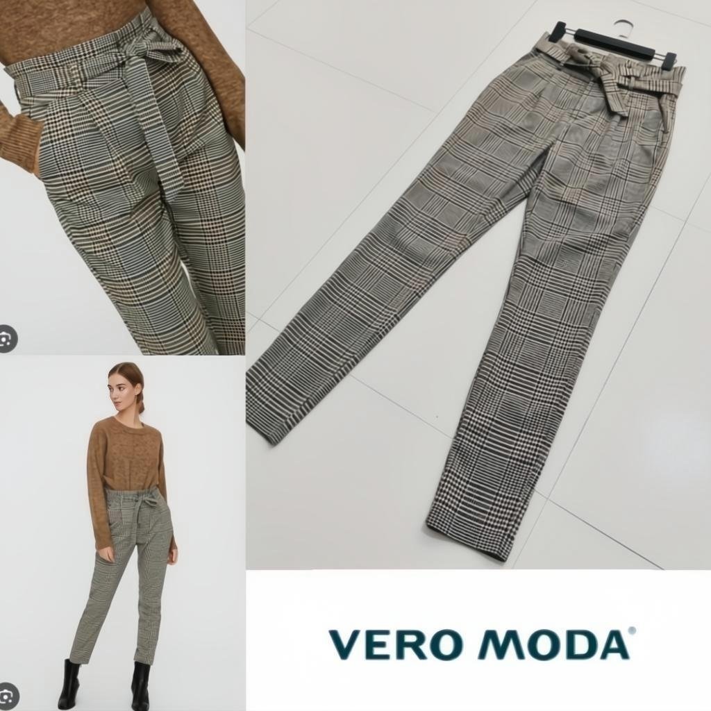 Véro moda à carreaux taille haute Neuf 