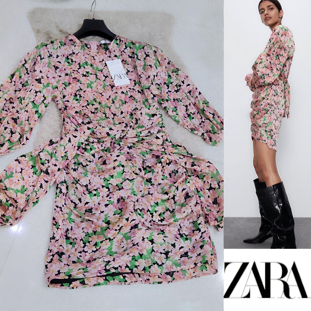 Zara satinée à ruban neuve 