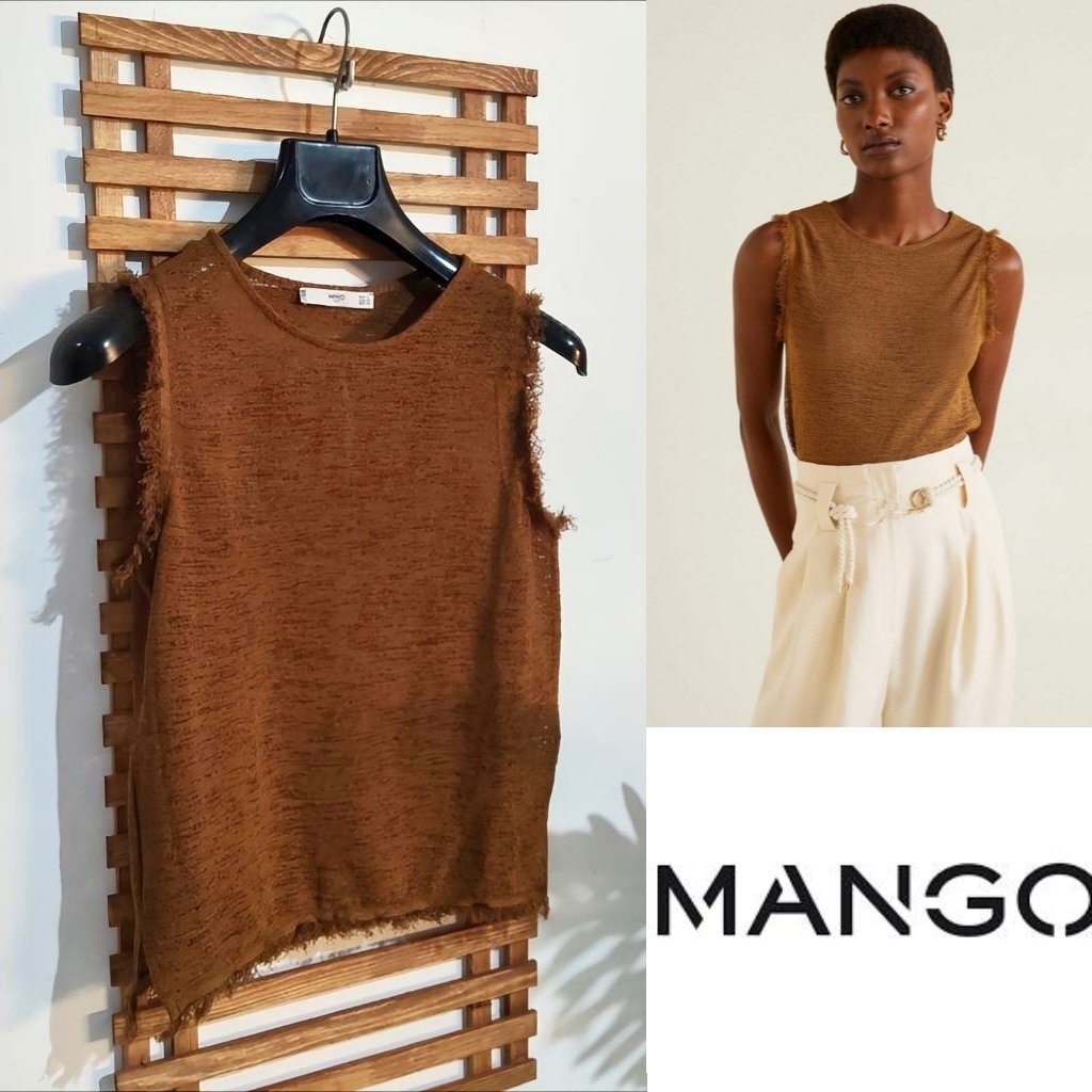 Mango marron fine maille tt neuf 