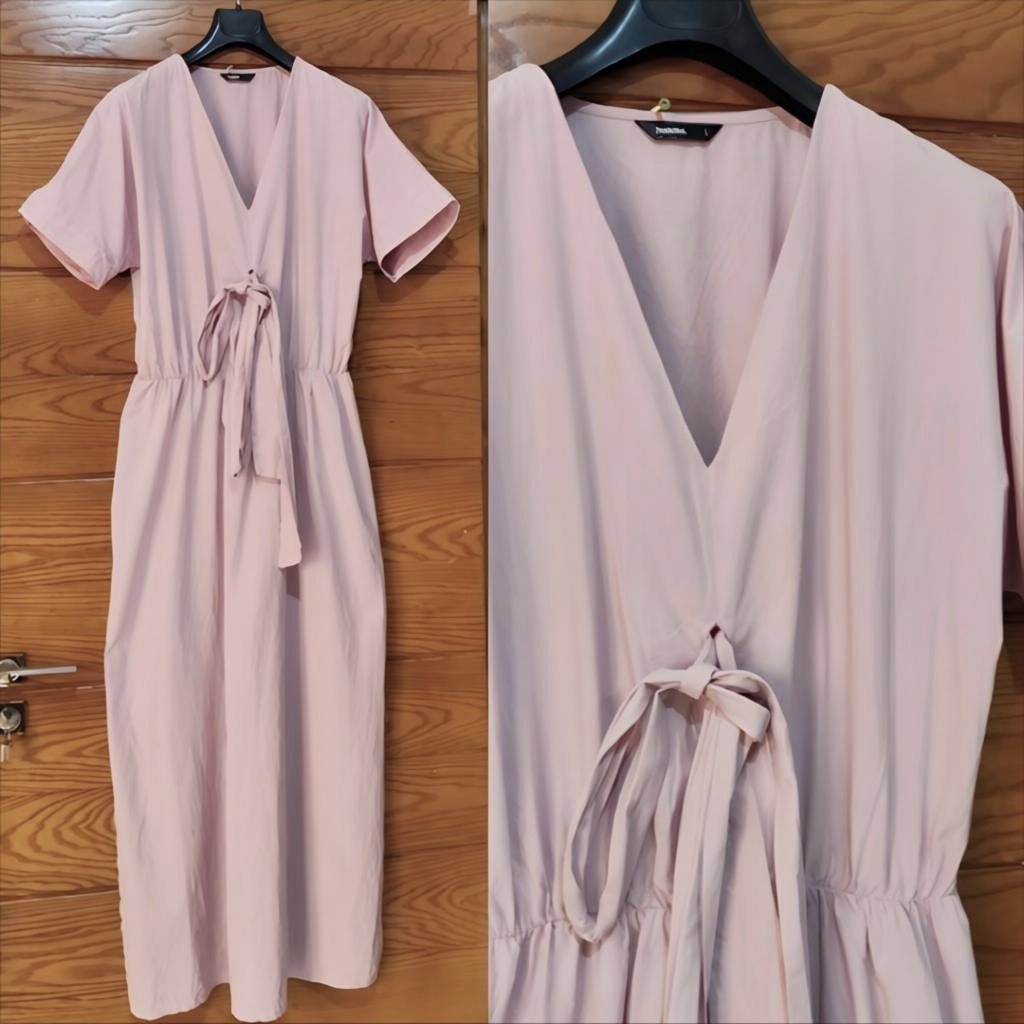 Robe longue avec nœud 