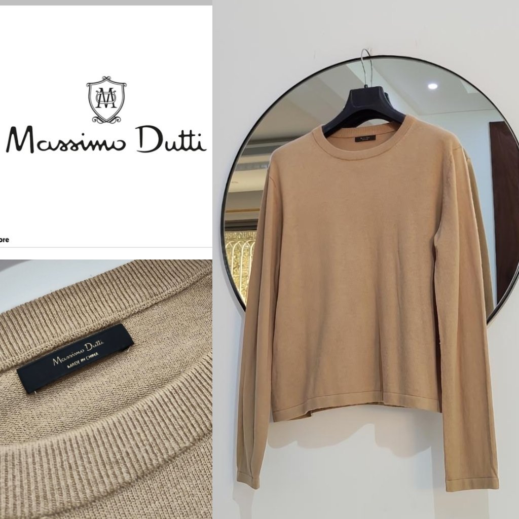 Massimo Dutti en cashemire Camel neuf 