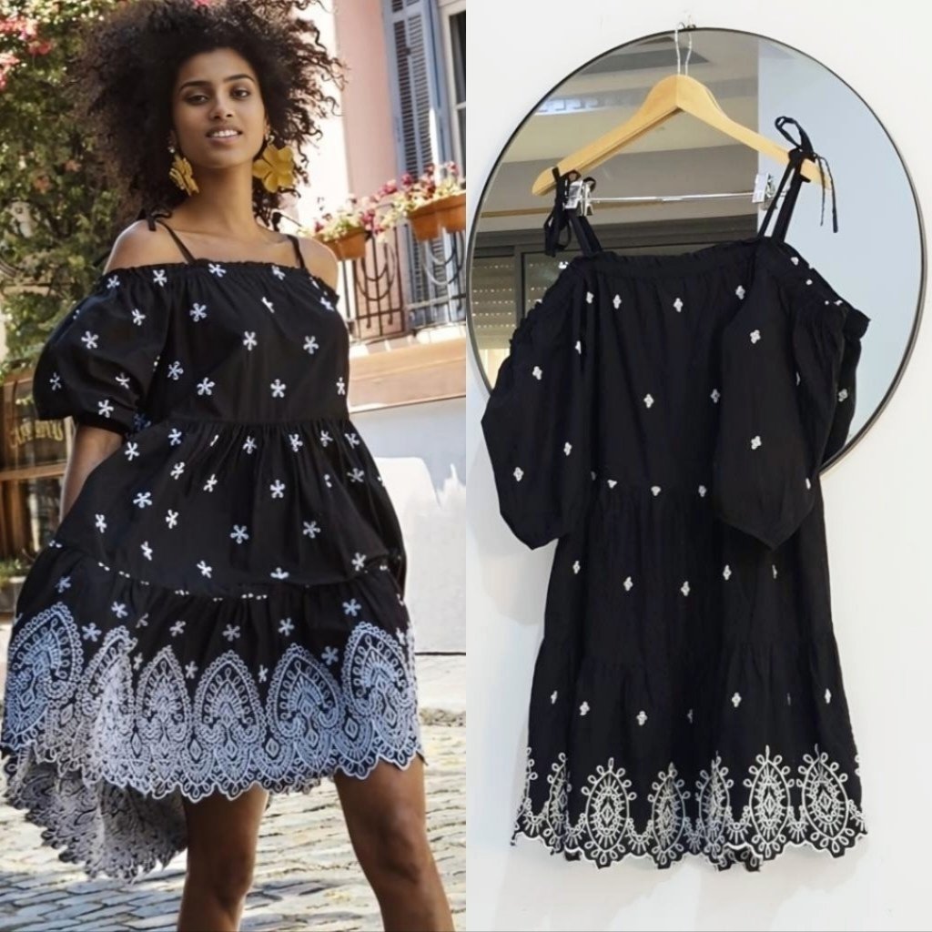 H&M brodée chic