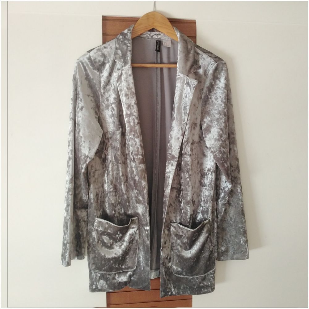 Veste H&M en velours métallique jamais portée 