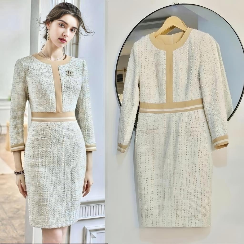 Robe tissu Chanel chic