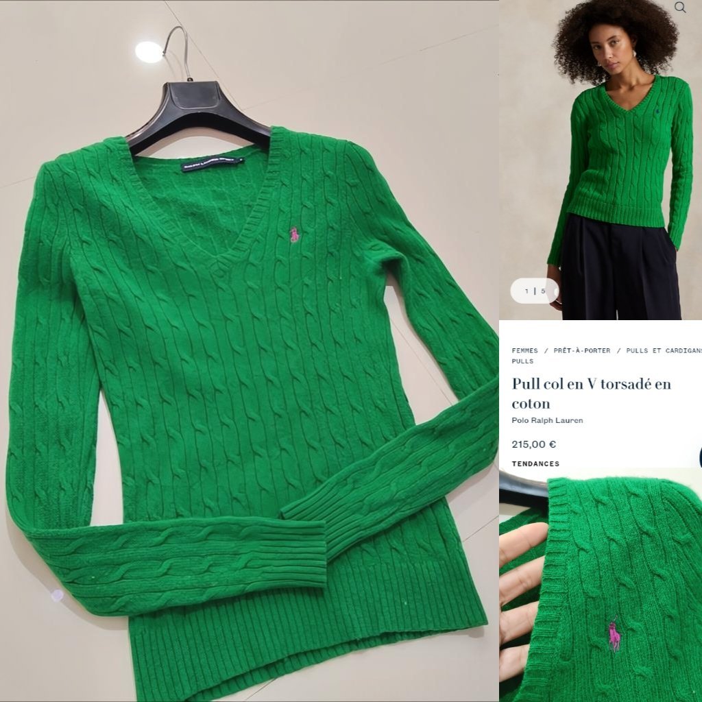 Polo Ralph Lauren 💯 laine d agneau 