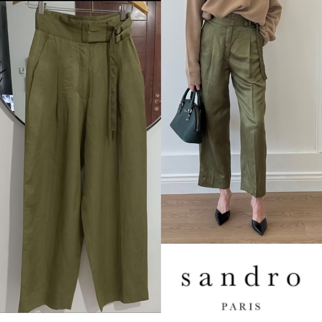 Sandro large à ceinture ajustable neuf 