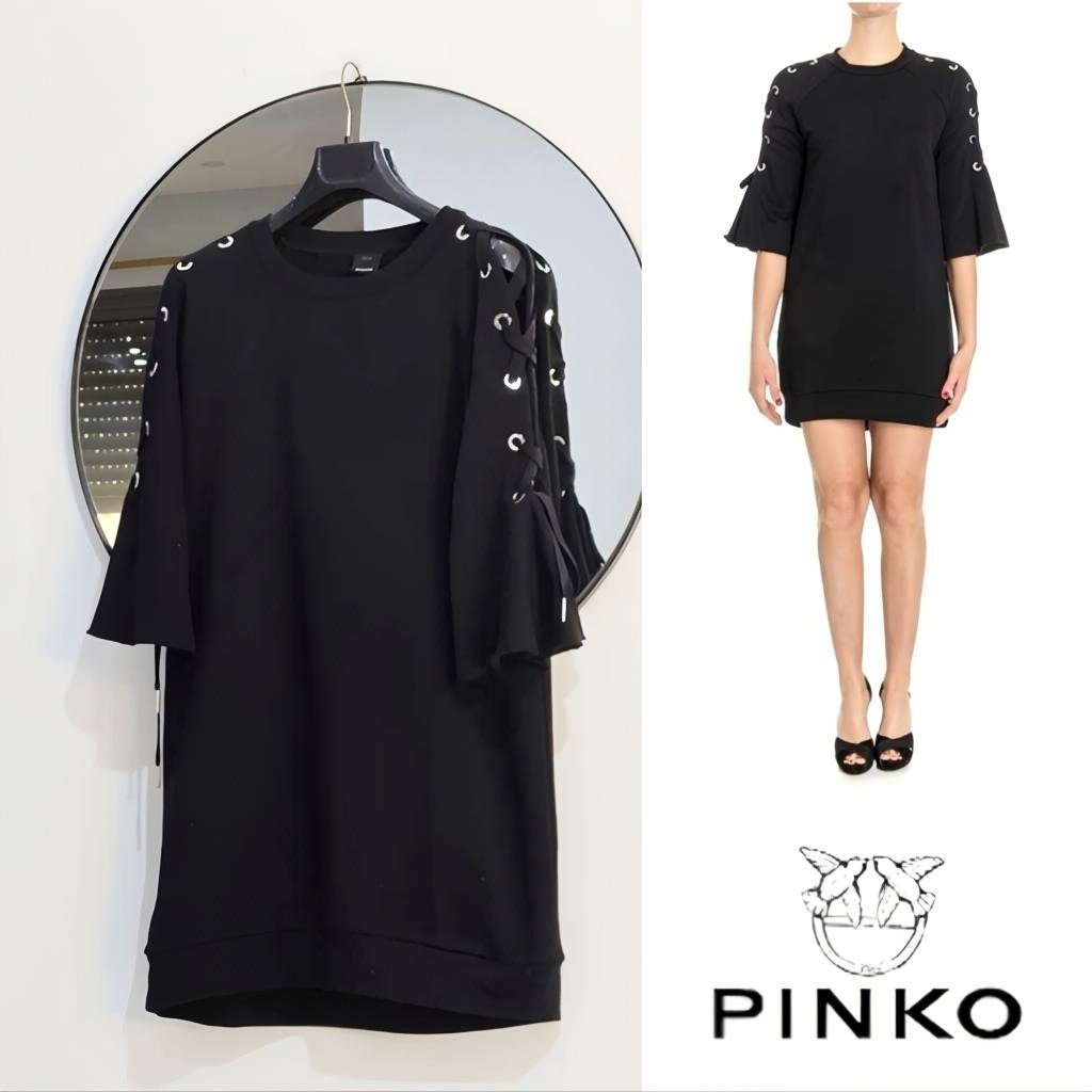 Pinko cocker robe sweater à lacets neuve 