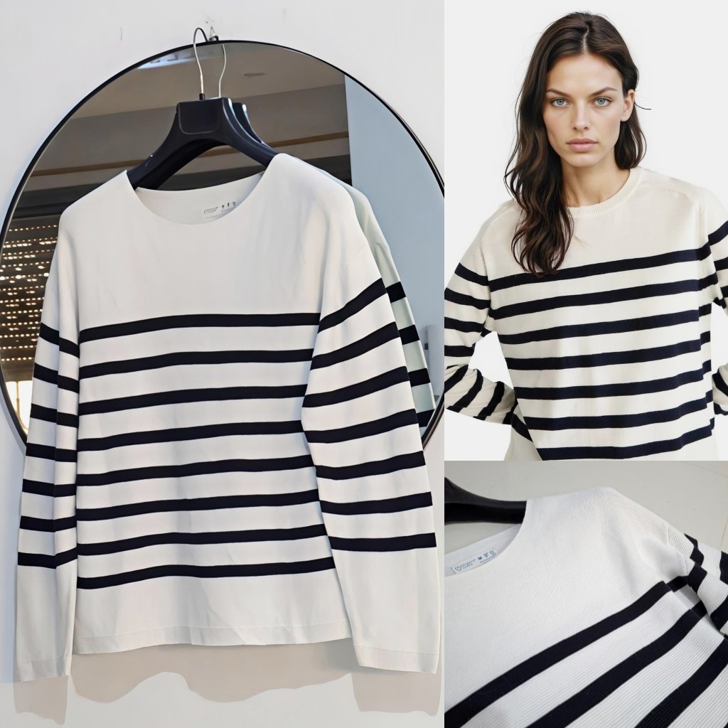 Pull à rayures neuf