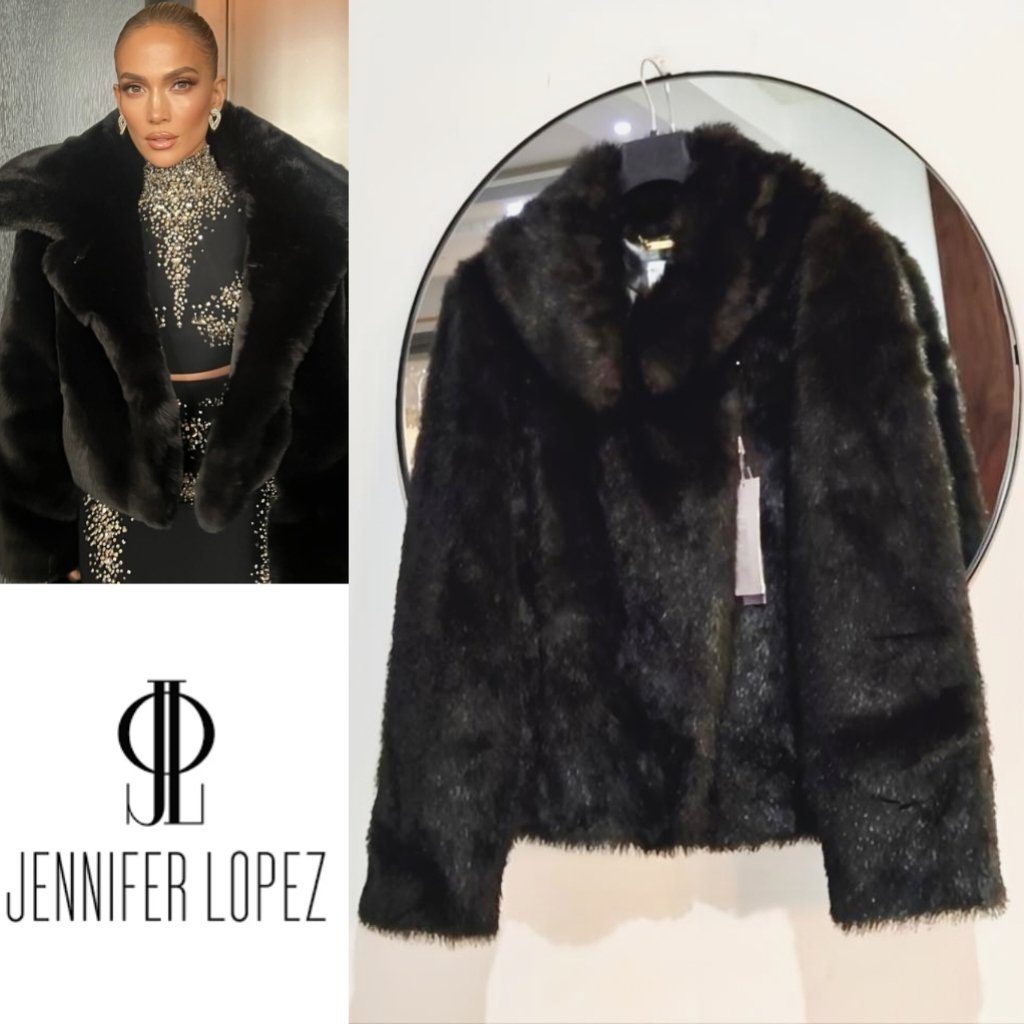 Manteau fourrure Jennifer Lopez Neuf 
