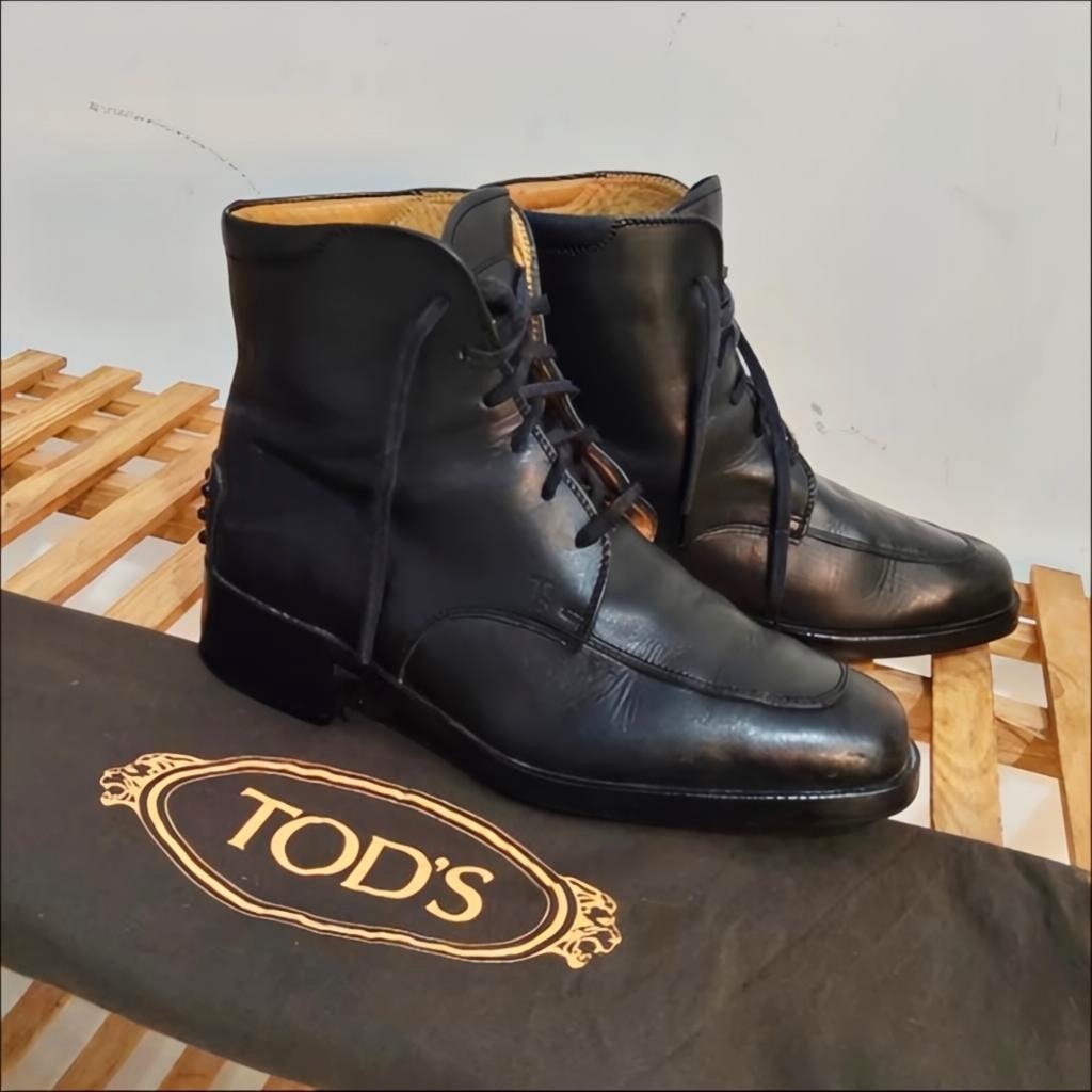 Bottines TOD'S en cuir véritable neufs