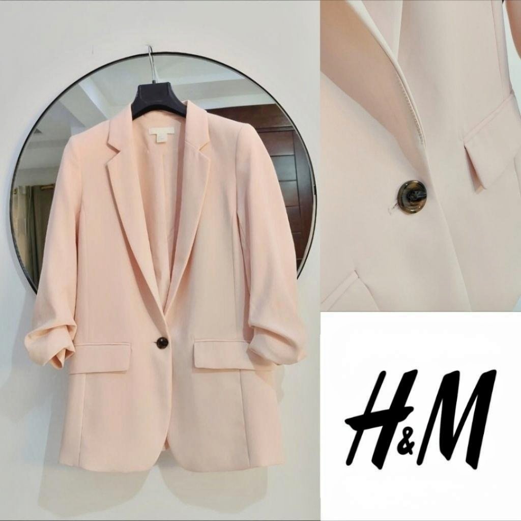 Blazer H&M rose pâle Neuf 