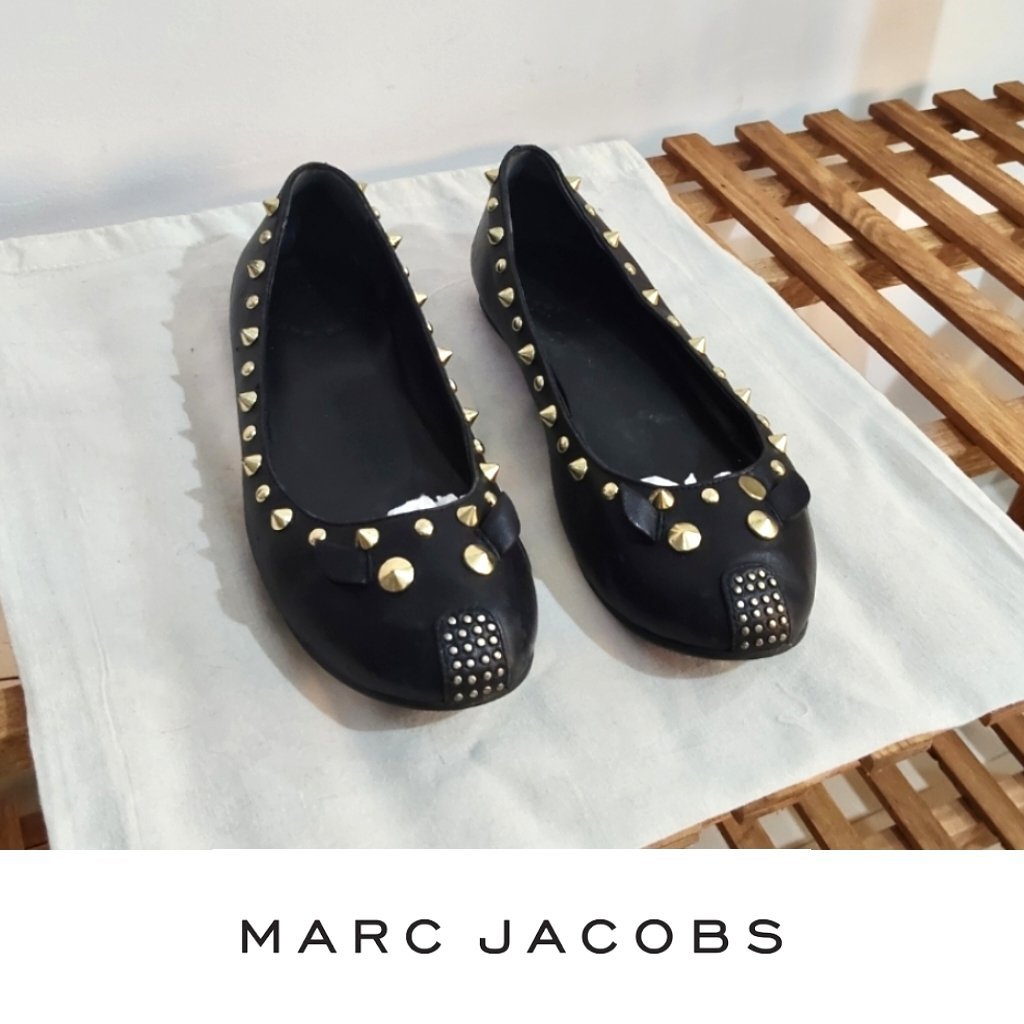 Marc by Marc Jacobs en cuir Mouse ballerine 