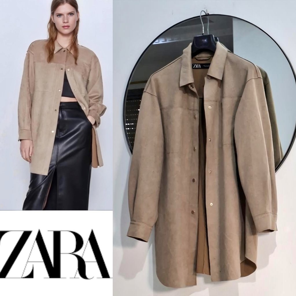 Veste Zara daim 