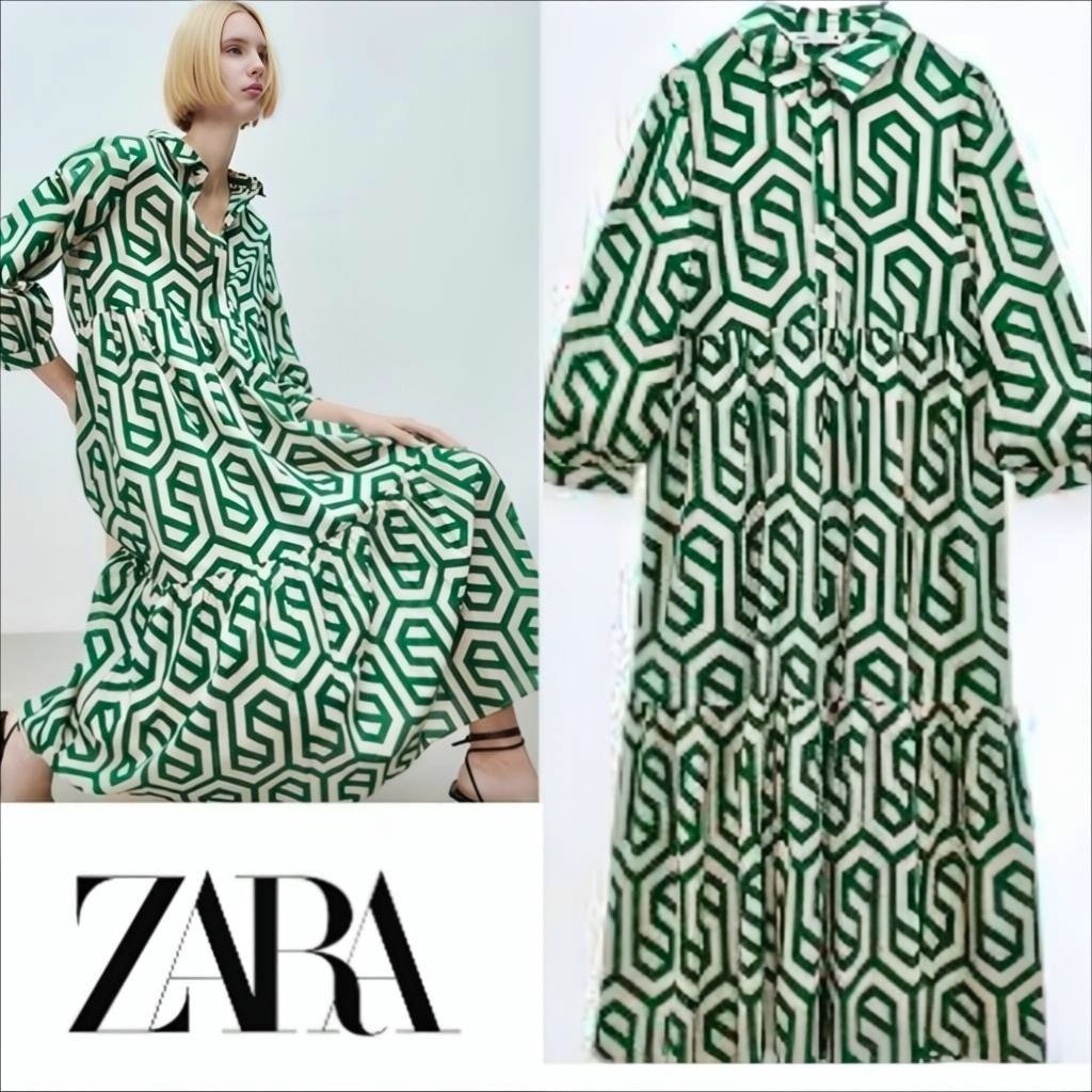 Zara longue géométrique neuve