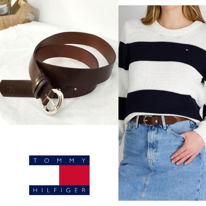 Tommy 💯 cuir marron 