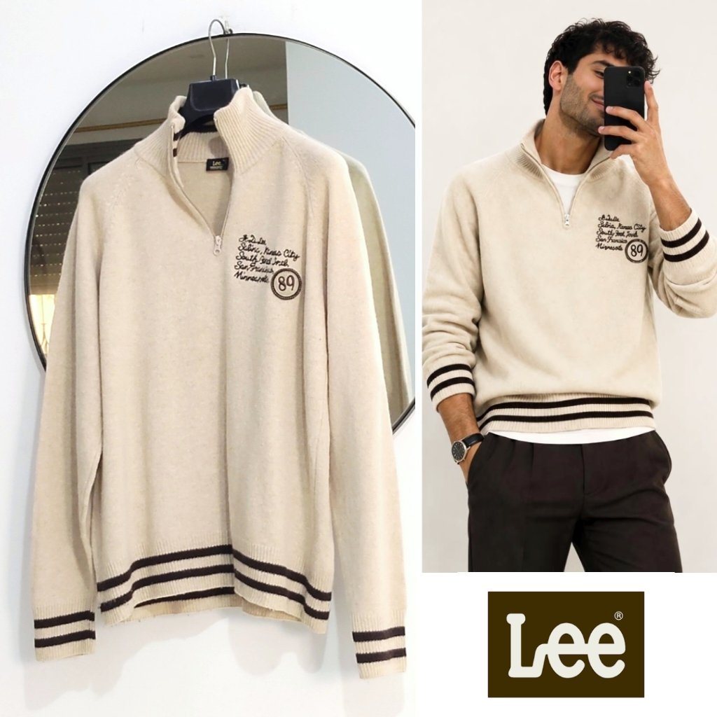 Lee 80% laine neuf écru 