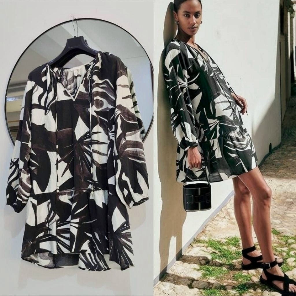 H&M robe fluide tie&die neuve 
