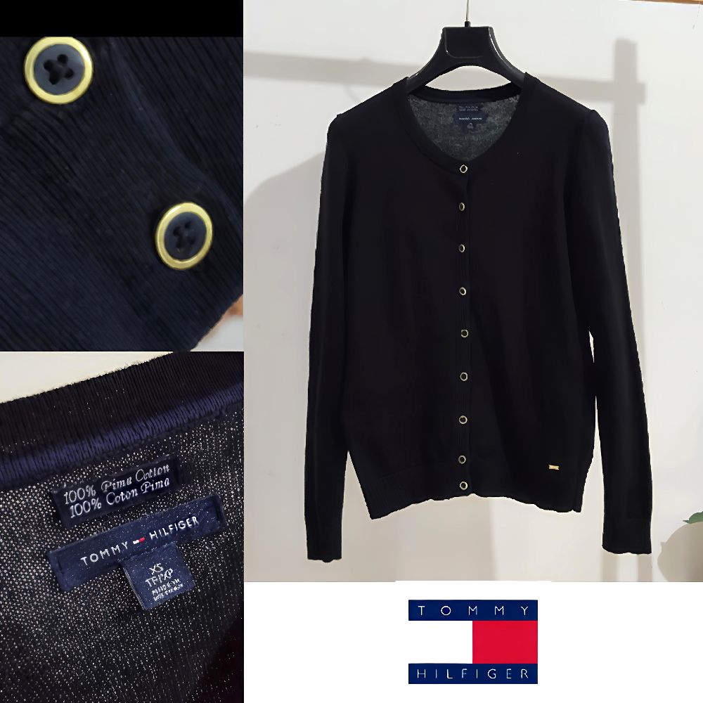 Tommy neuf en maille noire 