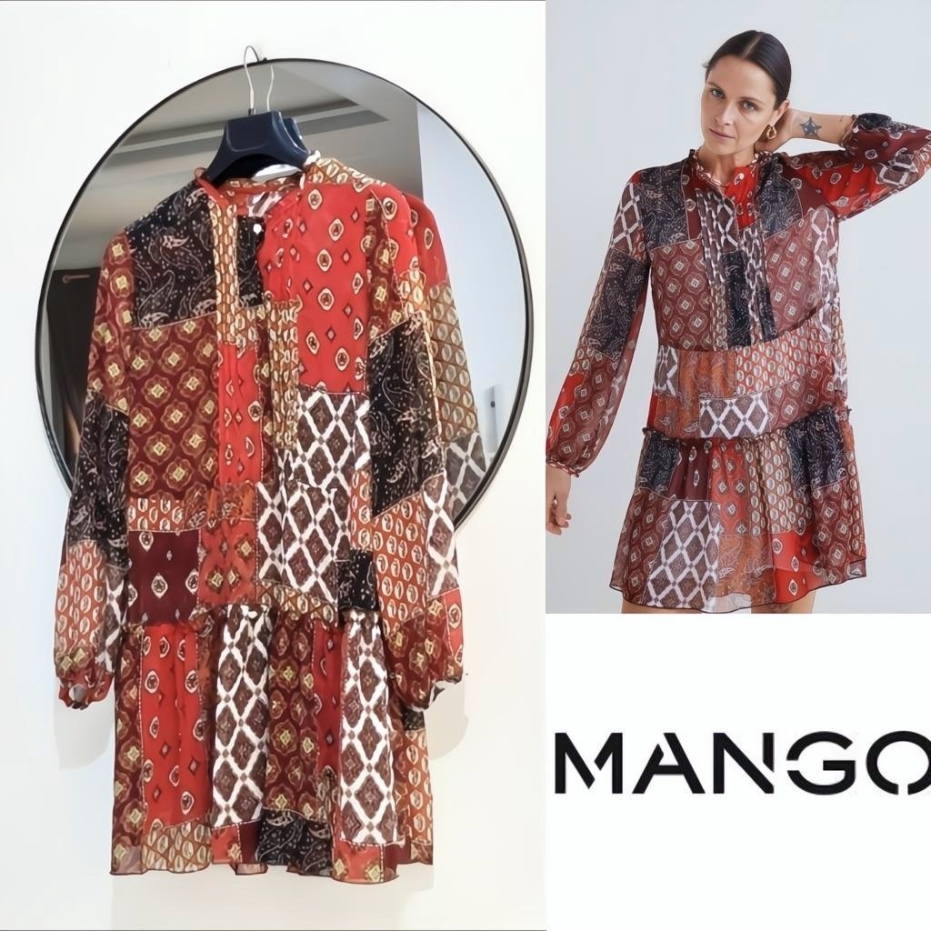 Mango robe chemise chic
