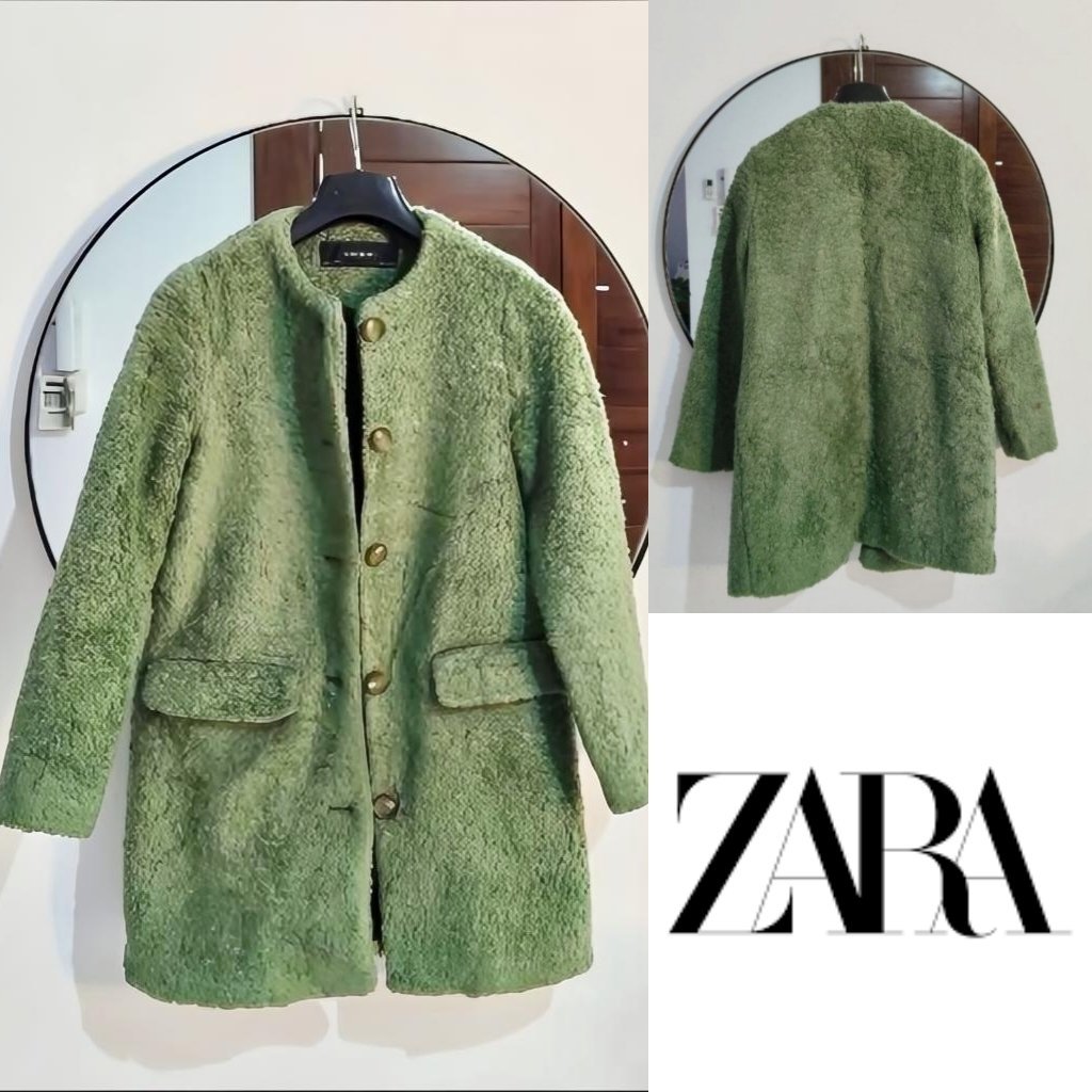 Zara Teddy Bear Vert d eau 