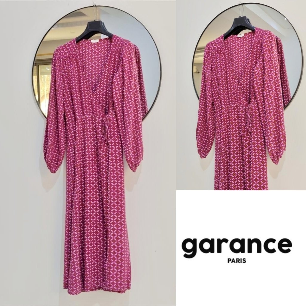 Garance Paris,robe cache coeur longue chic