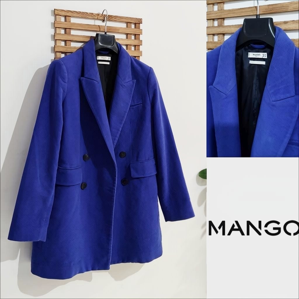 Mango veste manteau en velours 
