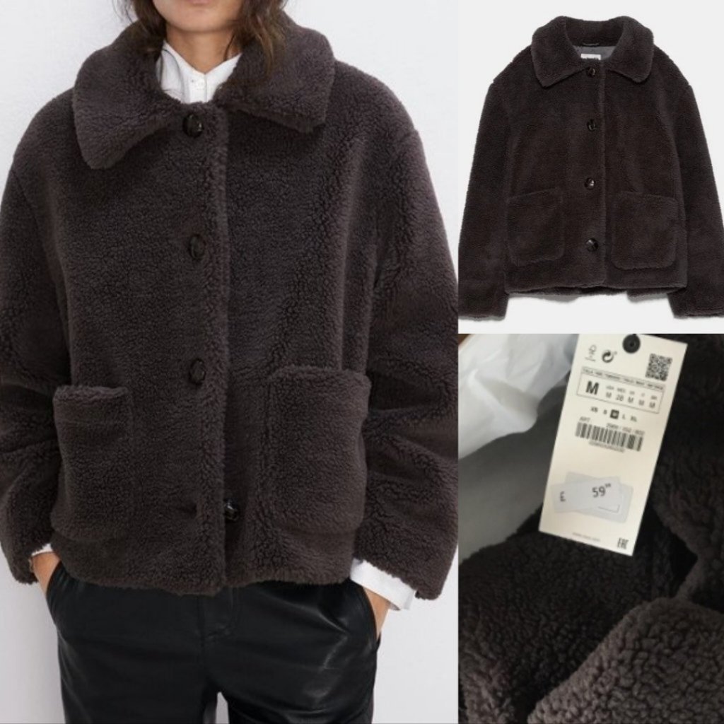 Zara marron epais neuf 