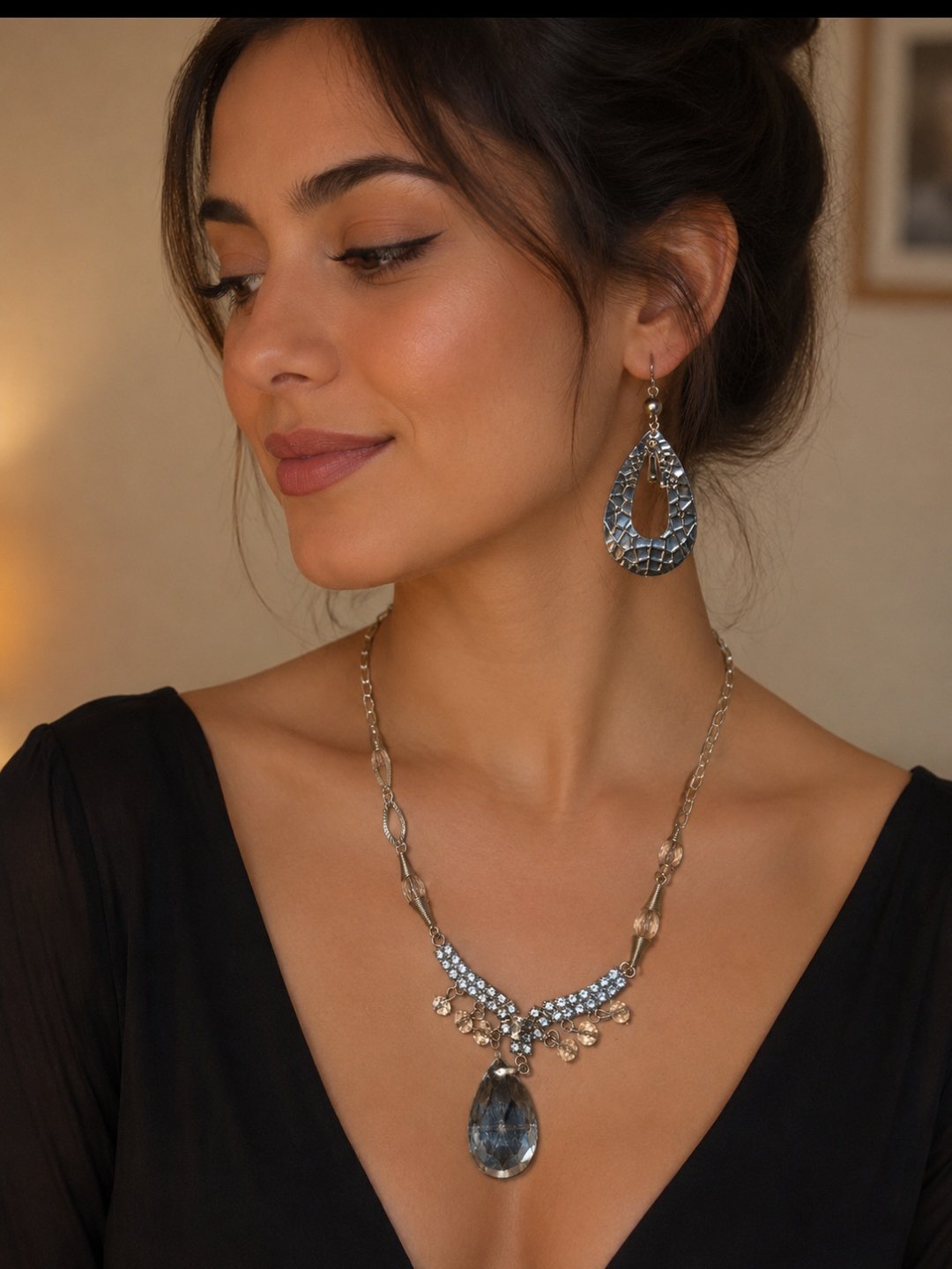 Boucle d'oreille + colier