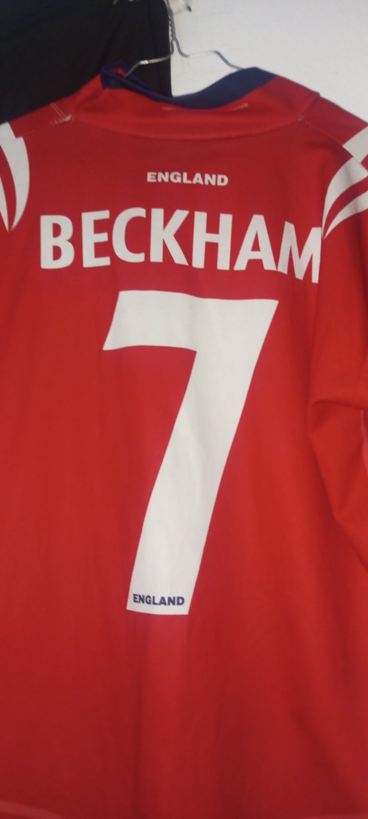 Maillot de l'équipe d'Angleterre 2002-2004, David Beckham #7