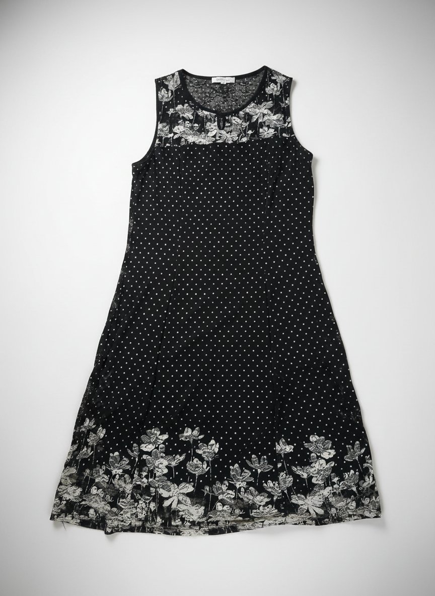 Robe dentelle à petits points
