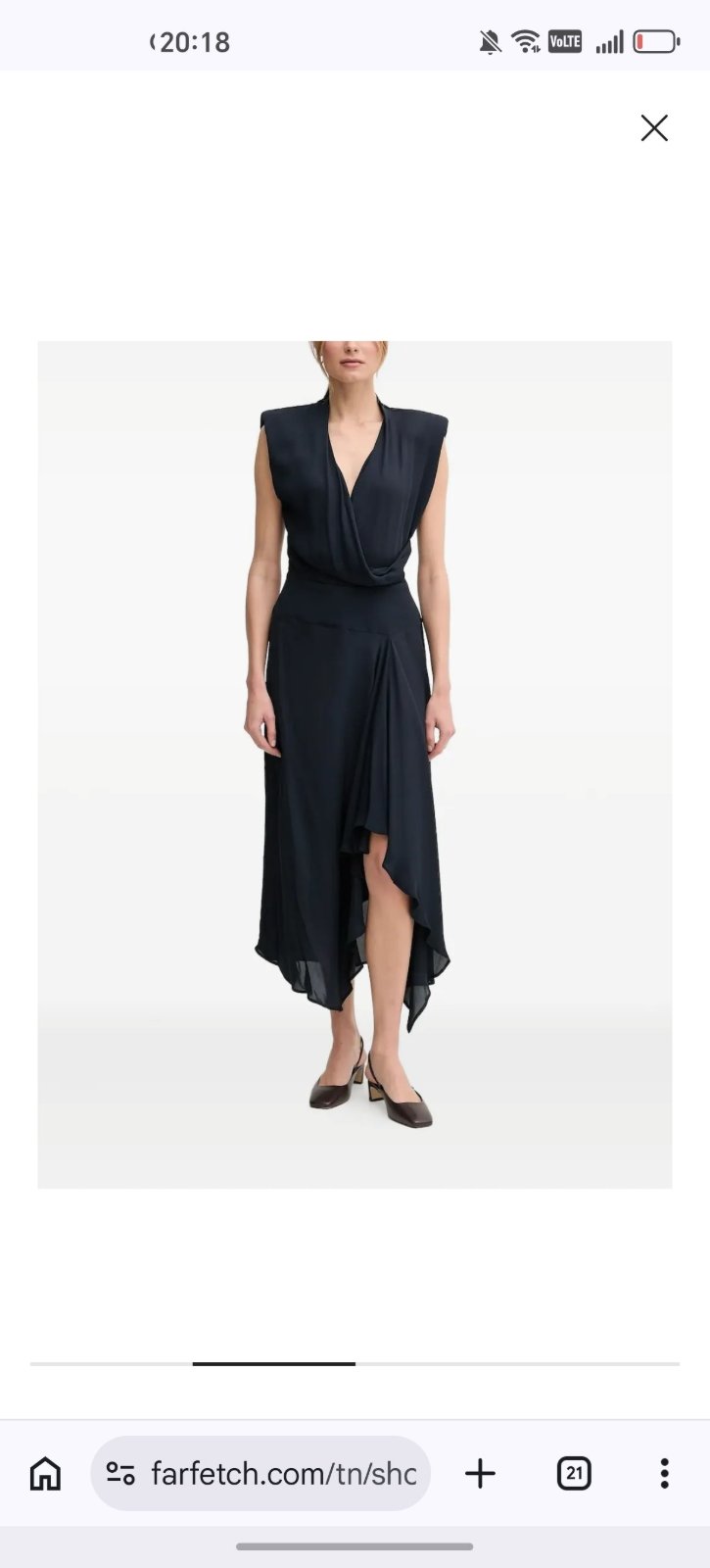 Robe Sandro ferrone taille s porté une seule fois 