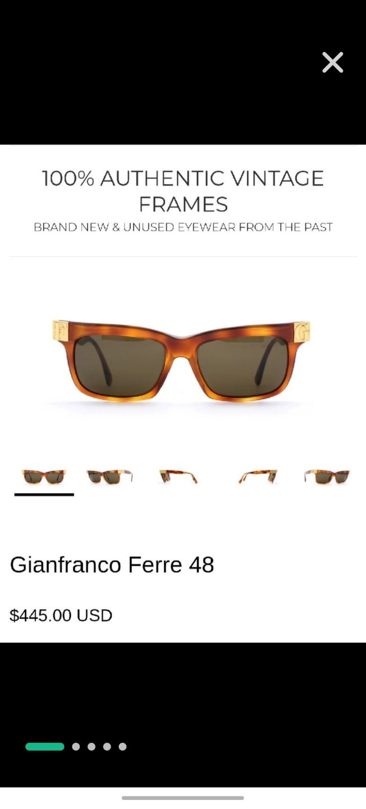 Lunette ferre en excellent état 