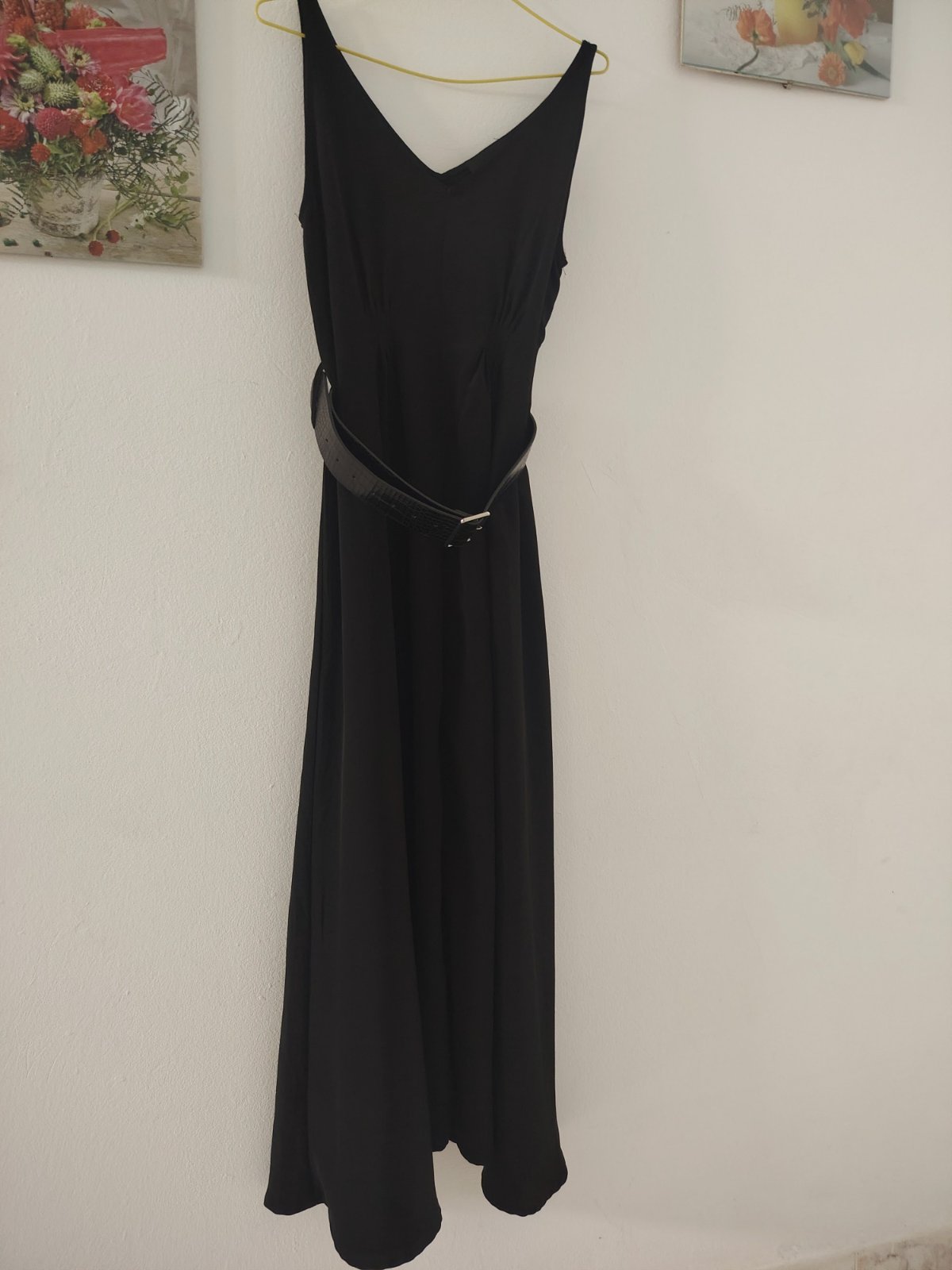 Robe trois quart taille s avec ceinture 