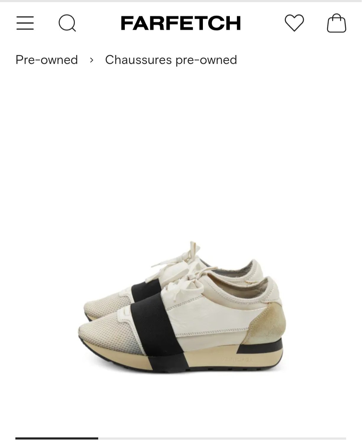 Basket balenciaga pointure 41