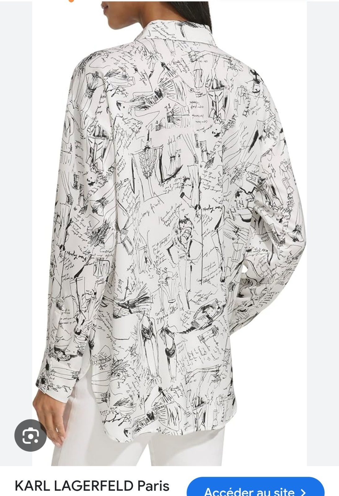 Chemise Karl lagerfeld taille s/m