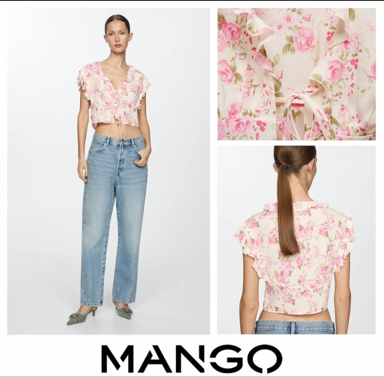 Haut mango taille s petite m neuf
