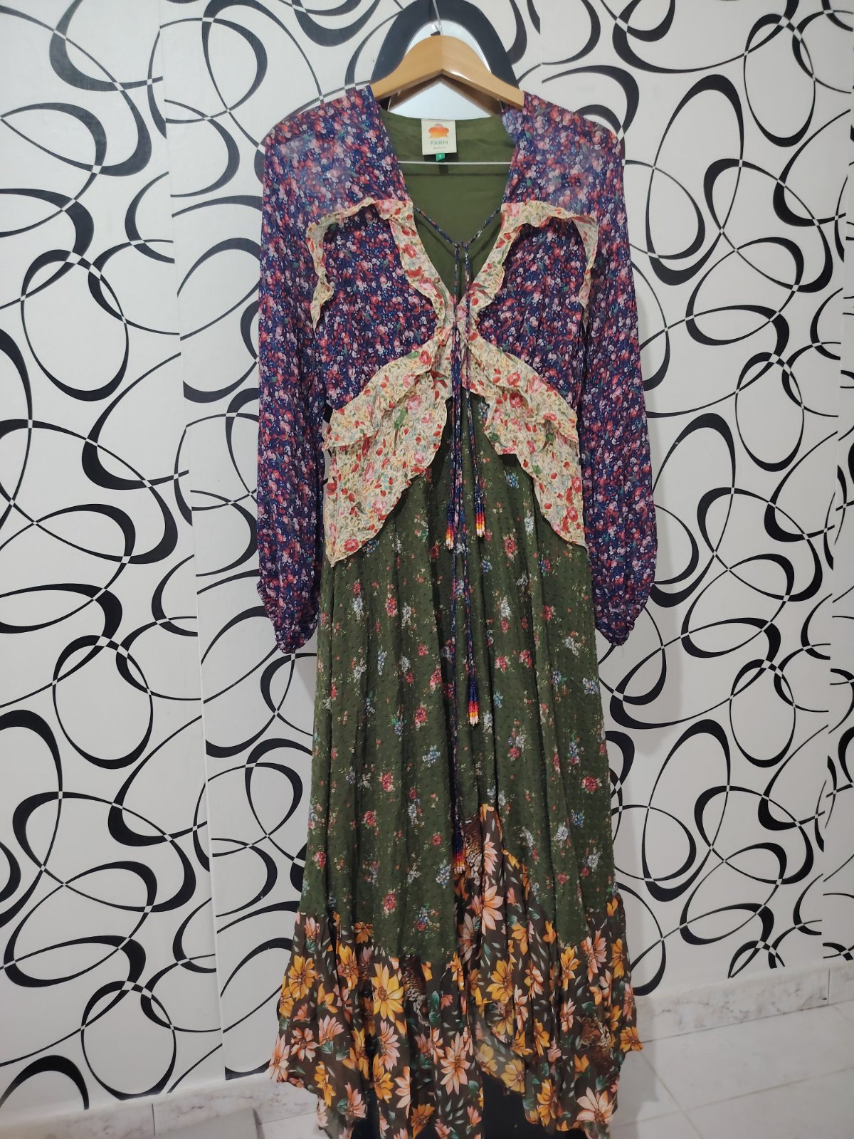 Robe midi farm rio taille s /m jamais porté 