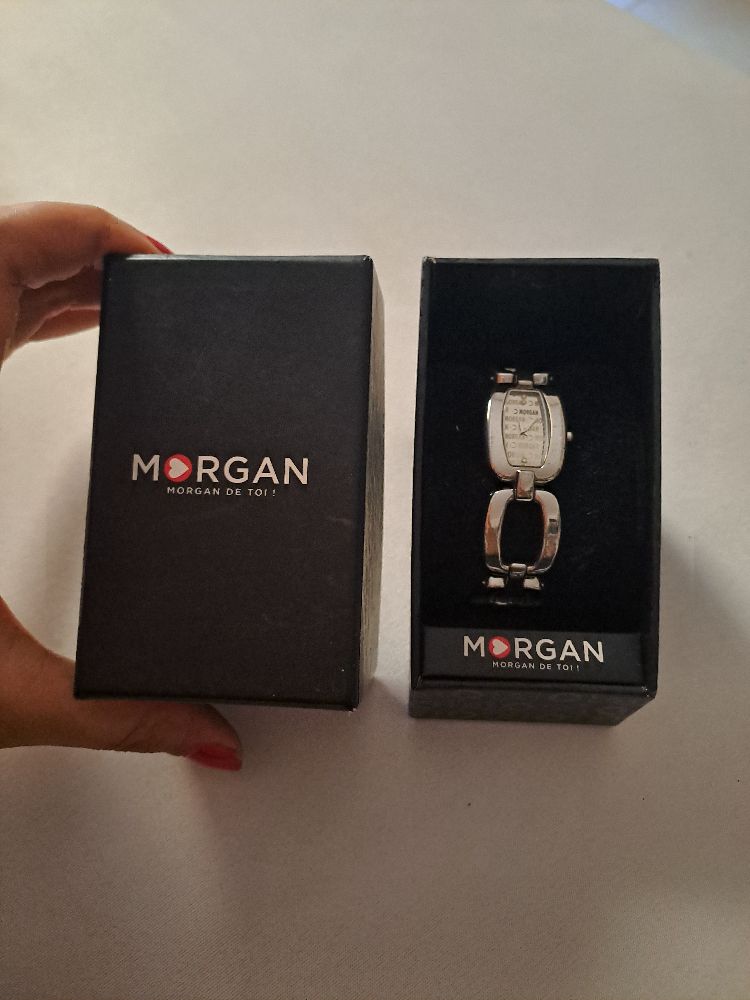 montre morgan jamais porté avec maillon supplémentaire et papier