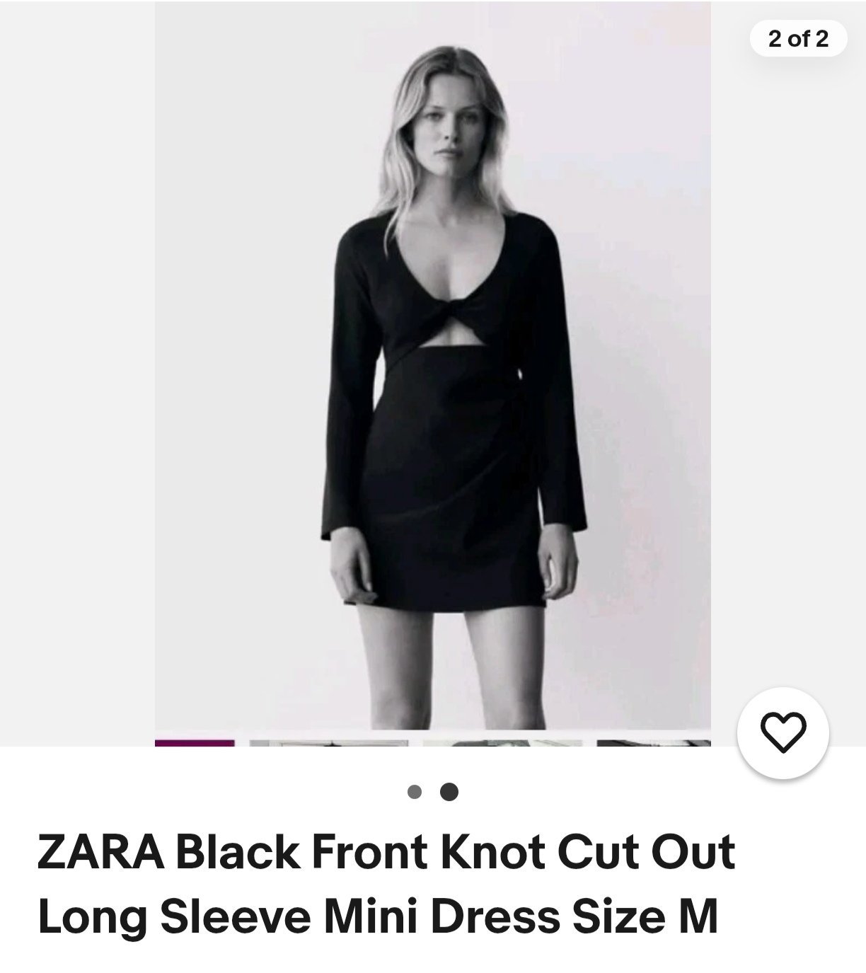 Robe Zara jamais portée taille l 