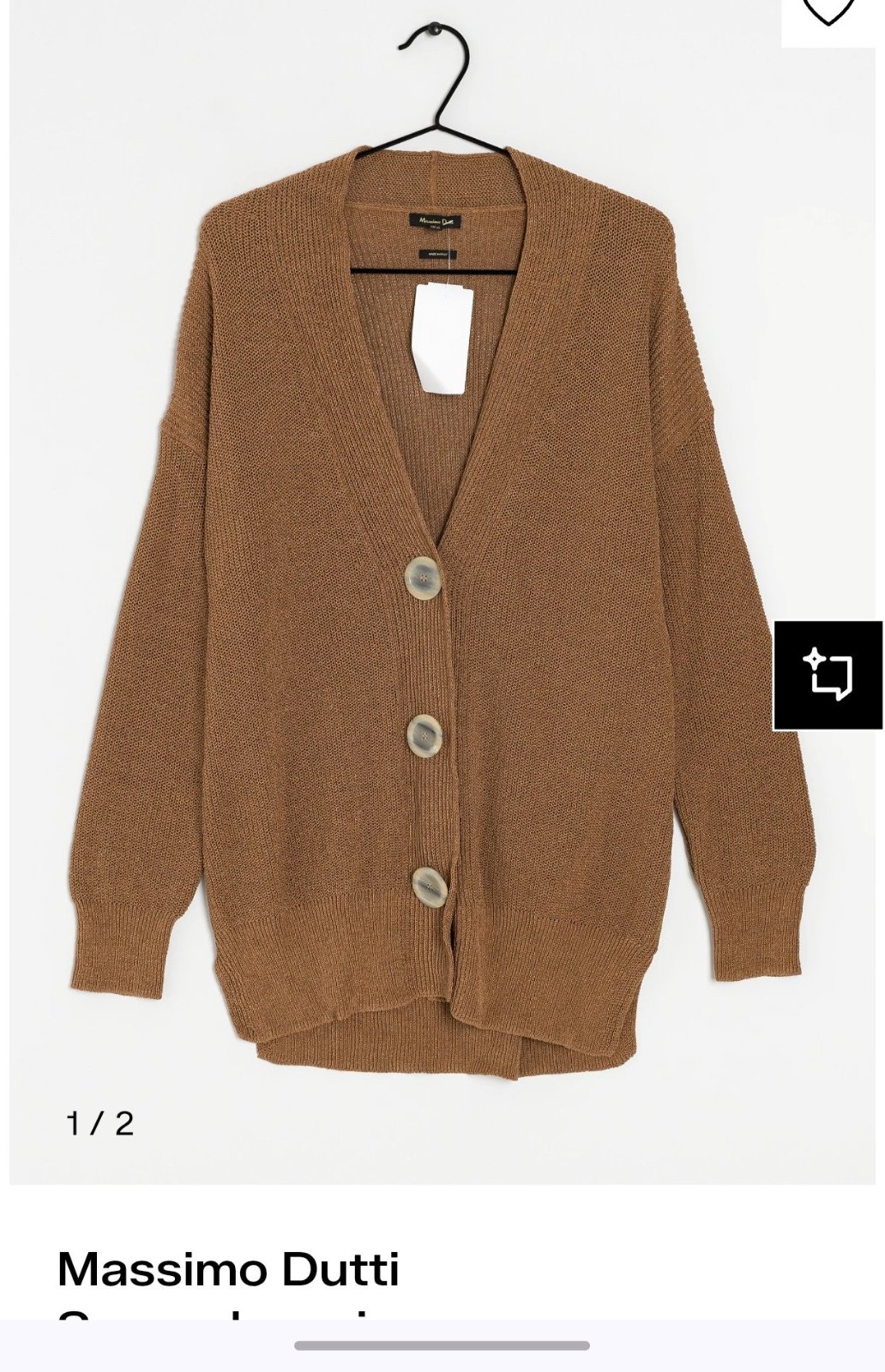 Gilet ou cardigan Massimo dutti taille s/m