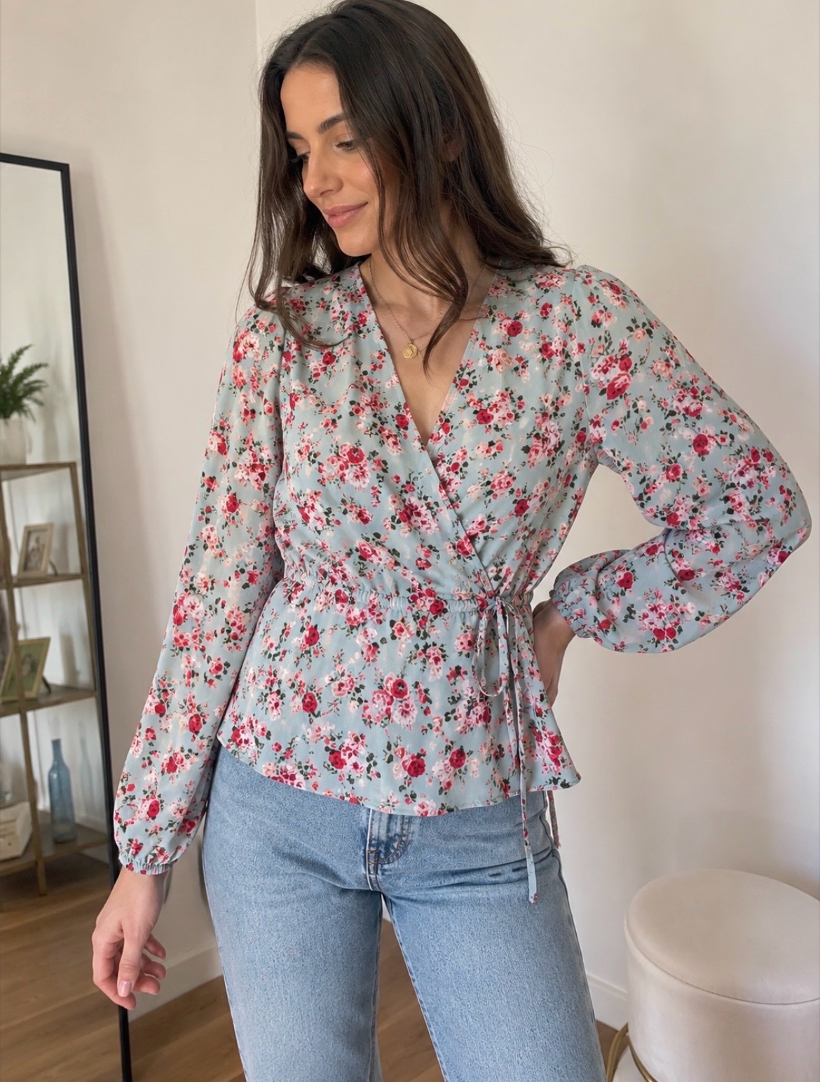 Chemise fleurie 